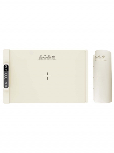 Электрический коврик для подогрева еды 60 см, бежевый-7